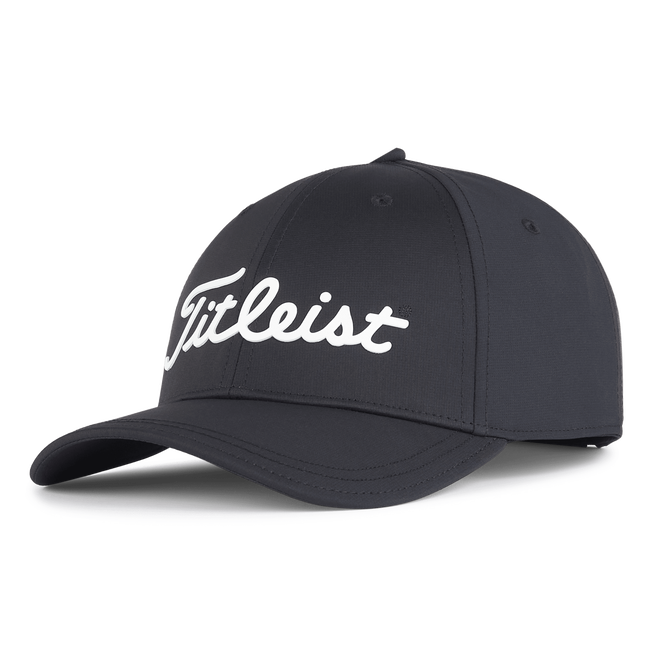 Titleist Junior Players Performance Ball Marker Golf Cap - Black / White Titleist Junior Players Performance Ball Marker Golf Cap - Black / White