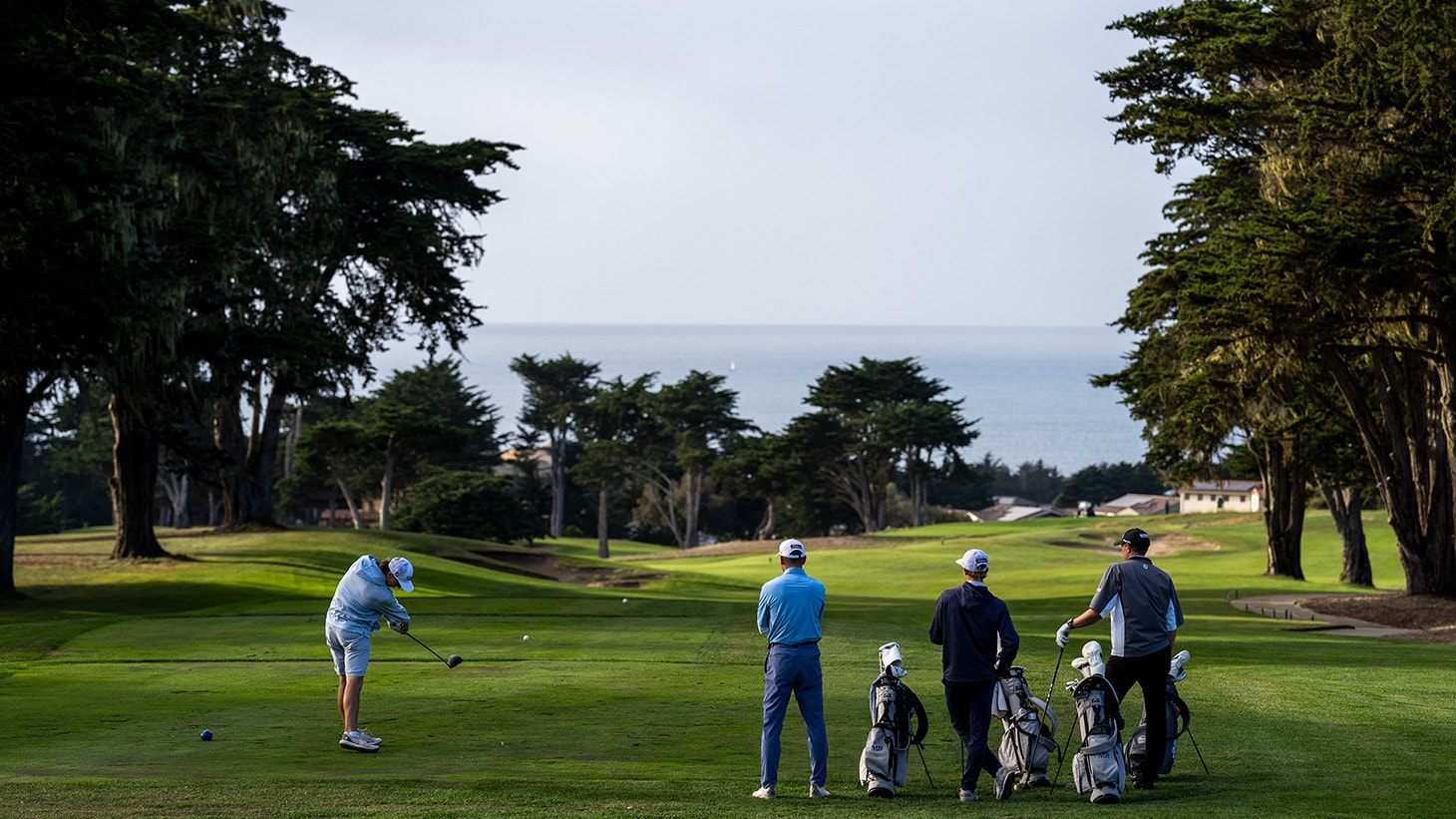 The group took a brief detour onto Bayonet to play...