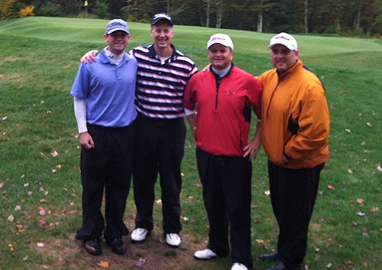 Sam, Rick, Pete and Kevin couldn&#39;t have had a...