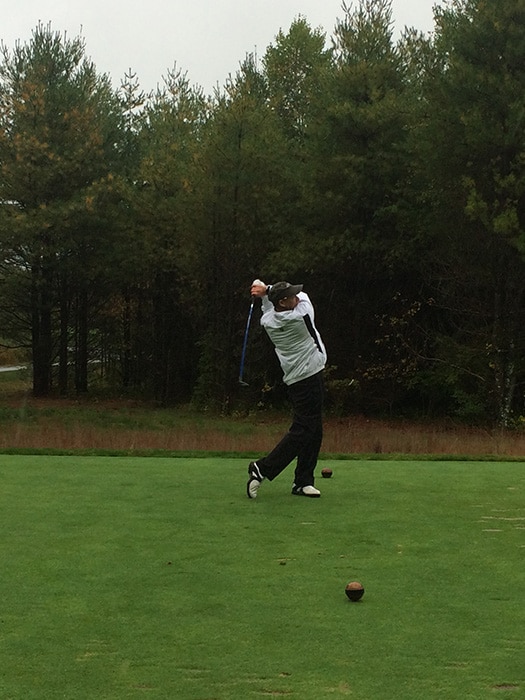 Steve L. letting it rip.