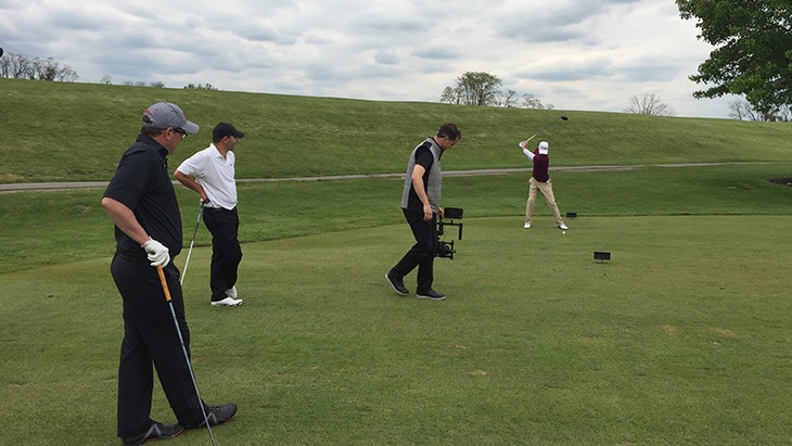 A second group of Team Titleist members joined us...